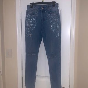 H&M Jeweled Mom Jeans